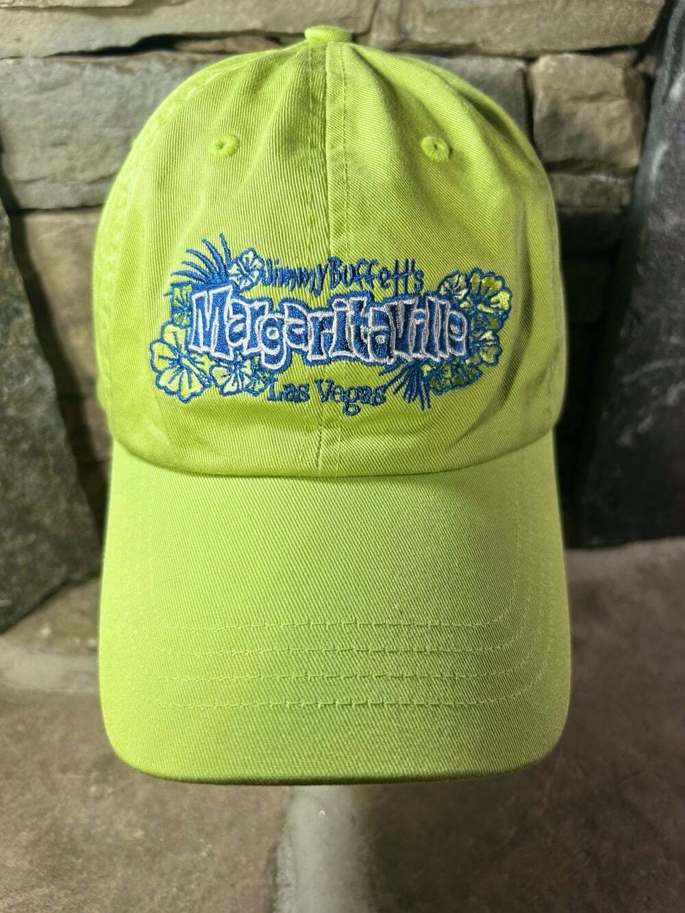 Margaritaville Jimmy Buffet’s Las Vegas Lime Green baseball cap hat adjustable